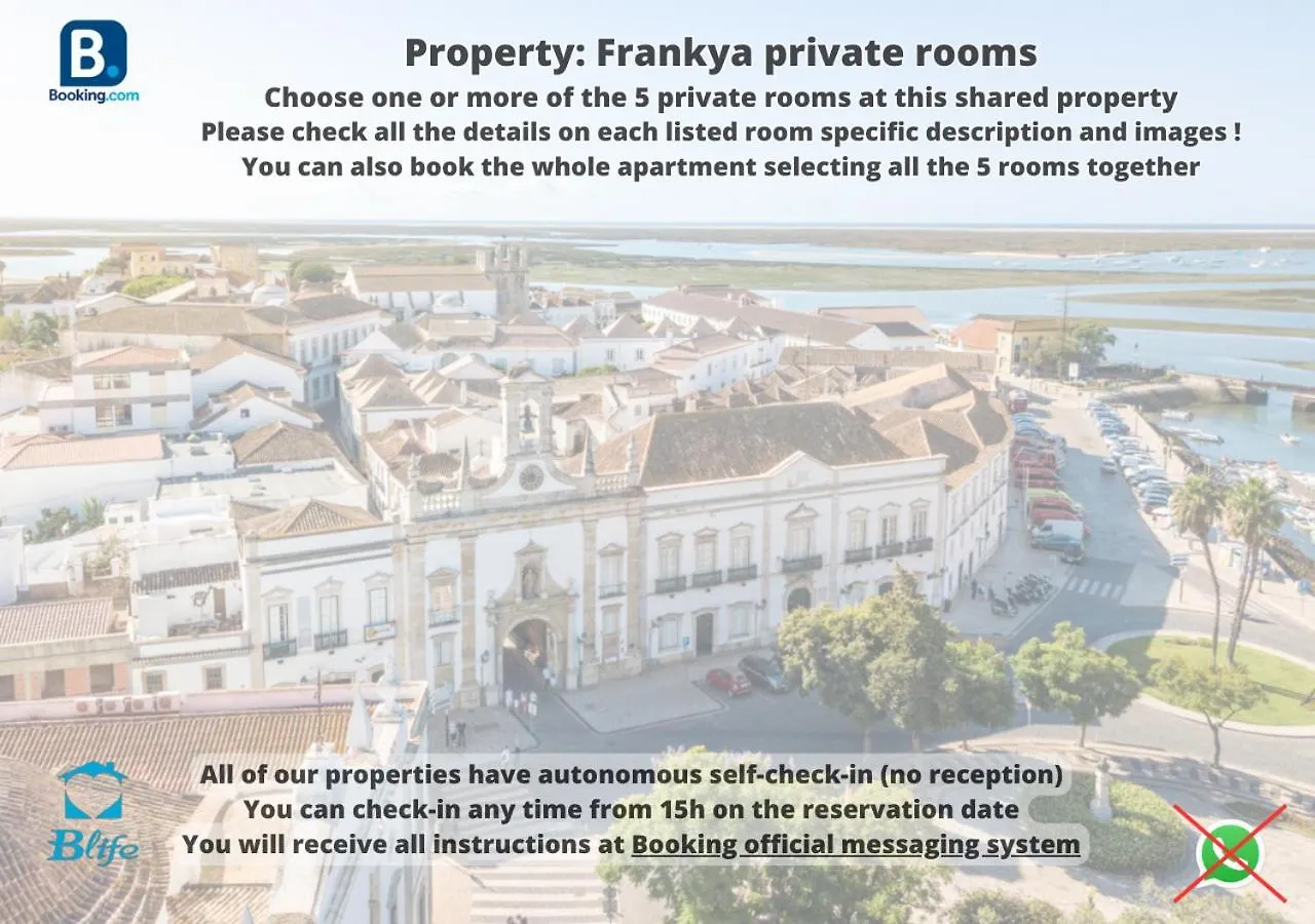 Ubytování v soukromí Blife Frankya Private Rooms Faro Portugalsko